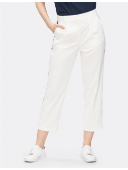 Pantalon avec bandes à...