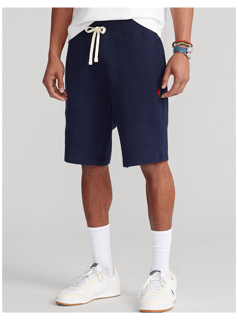 Homme Vêtements Articles de sport et dentraînement Shorts de sport Short à logo Coton Polo Ralph Lauren pour homme en coloris Gris 