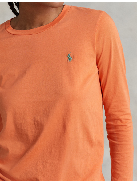 Knitwear 211 872871 22 Ralph Lauren en coloris Orange Femme Vêtements Tops Manches longues 