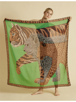 Grand foulard Cheetah Inouï...