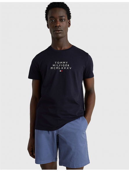 T-shirt manches courtes Tommy Hilfiger Desert sky
