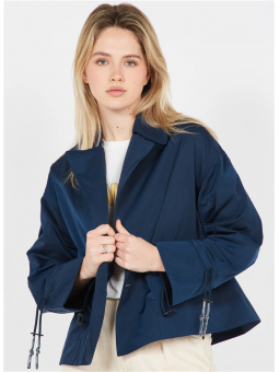 Trench court Twinset indaco