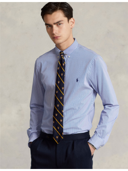 Chemise fines rayures slim...