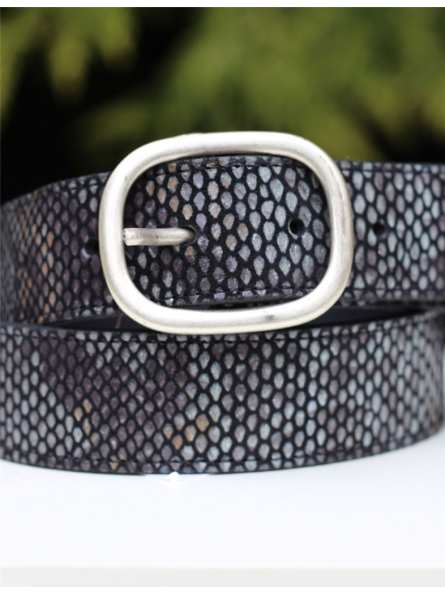 Boucle De Ceinture Western Ovale émaillée USA - Modèle BU-017-E, Métal, Pour Homme, Neuf Avec étiquettes