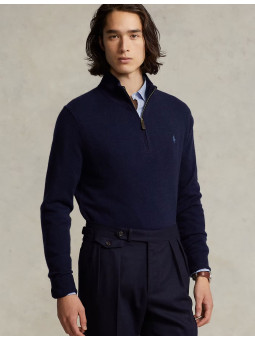 Pull camionneur laine demi...