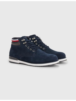 Boots esprit randonnée daim...