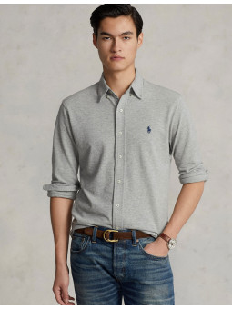 Chemise coton piqué fin...