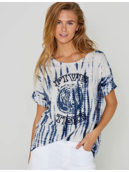 T-shirt tie and dye loose Five