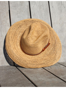 Chapeau en raphia Safari...