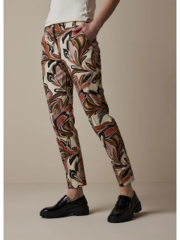 trousers painted flower co/ea