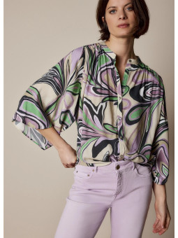 Chemisier ample floral Summum