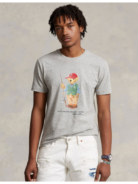 T-shirt manches courtes ourson pêcheur Polo Ralph Lauren