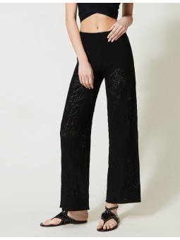 Pantalon palazzo en...