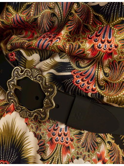 Ceinture en cuir boucle...