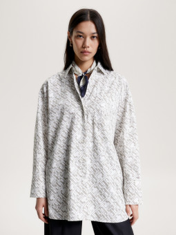 Chemise imprimée monogramme...