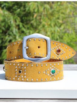 Ceinture Aspen en daim avec...
