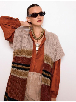Gilet Poncho Noemie Stella...