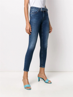 Jean taille haute ceinturé...