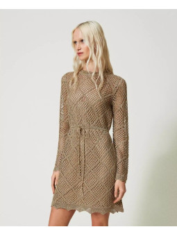 Robe en maille crochet Twinset