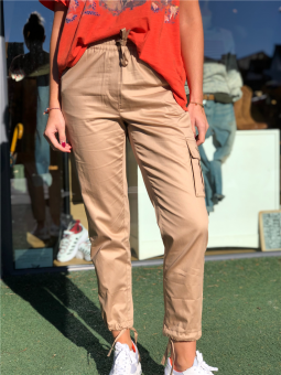 Pantalon cargo coton...