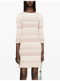 Robe en maille rayée Twinset