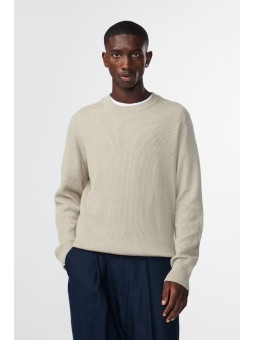 Pull côtelé en coton NN07