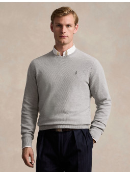 Pull col rond nid d'abeille...