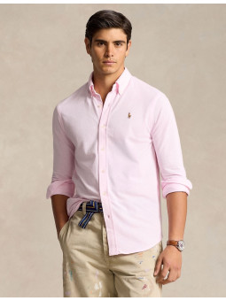 Chemise coton piqué maille...