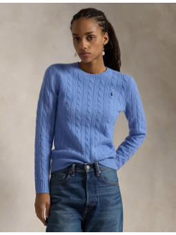 Pull col rond en laine et...