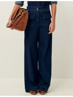 manhattan pantalon évasé