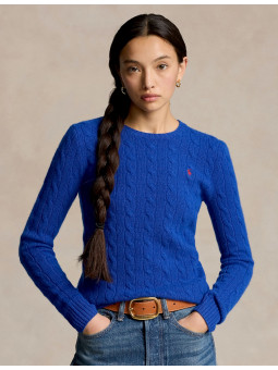 Pull col rond en laine et...