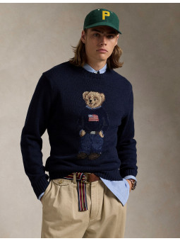 Pull coton et lin Polo Bear...