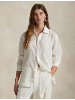 Chemise en lin oversize...