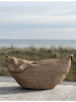 Sac hobo en raphia Tamana...