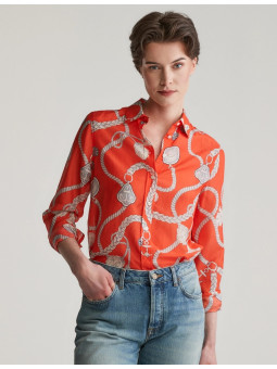 Chemise coton et soie...