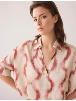 Blouse en vicose à manches...