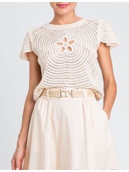 Top au crochet Twinset