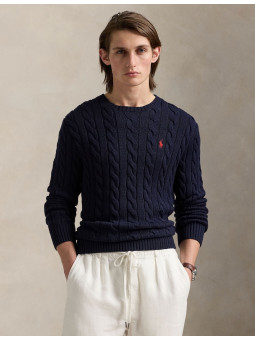 Pull torsadé coton Polo...