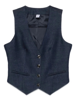 Gilet grand-père en toile...