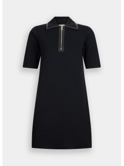robe maille col polo