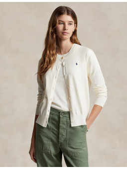 Gilet boutons col rond Polo...
