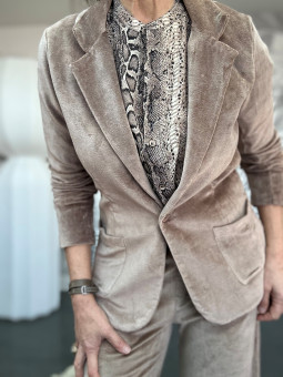 Veste blazer velours Majestic