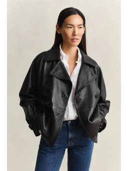 Trech coat cuir Gant