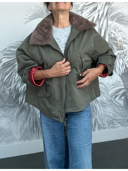 parka tyra col fourrure...