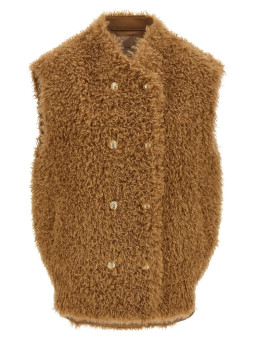 Gilet peluche sans manche