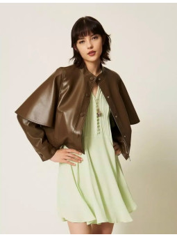 Blouson Cape simili cuir...