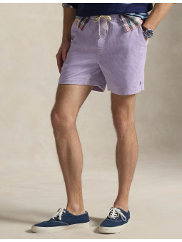 short velours à côtes polo...