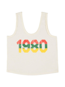 sleeveless top w/ v-neck
