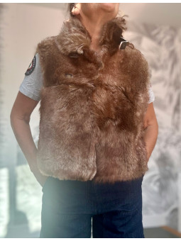 Gilet reversible mouton...
