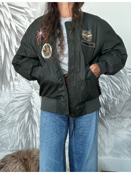 Bombers oversize toile...